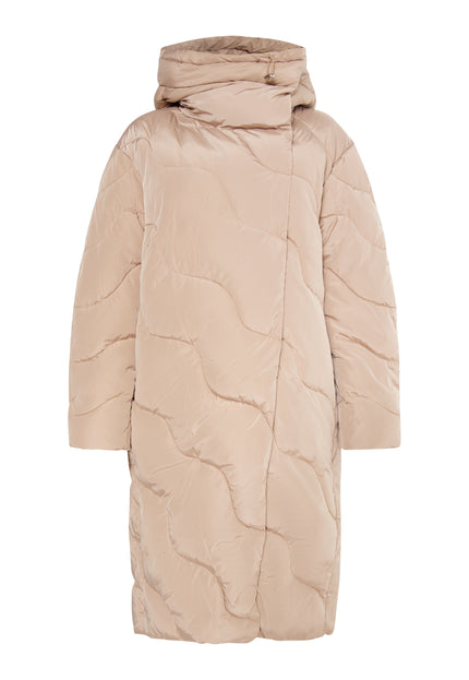 usha Women's Long Quilted Coat