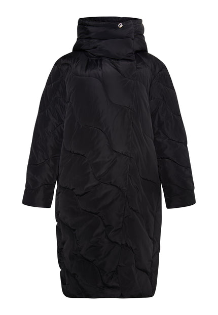 usha Women's Long Quilted Coat