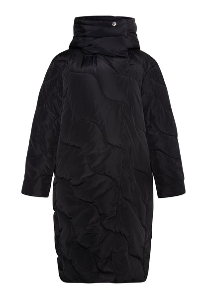 usha women's long quilted coat