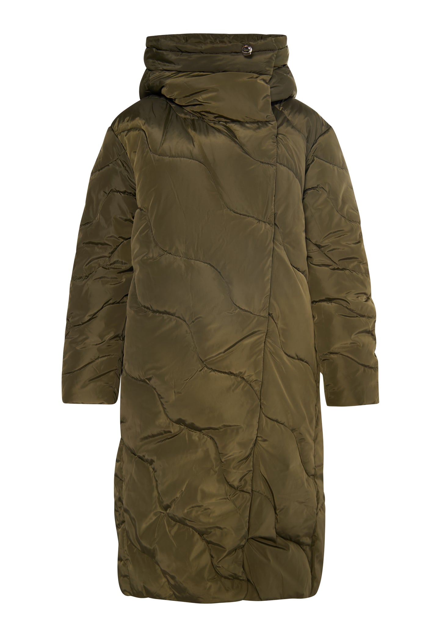 usha women's long quilted coat