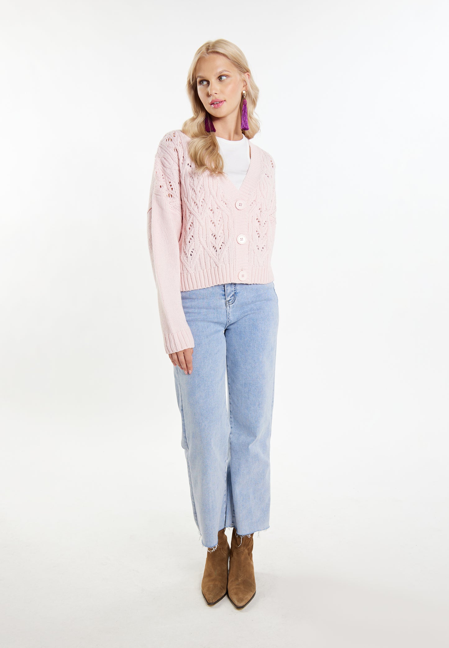 IZIA women's knit cardigan