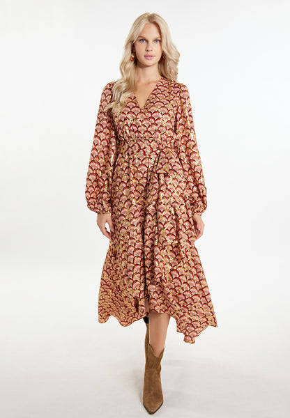 IZIA women's maxi dress with print