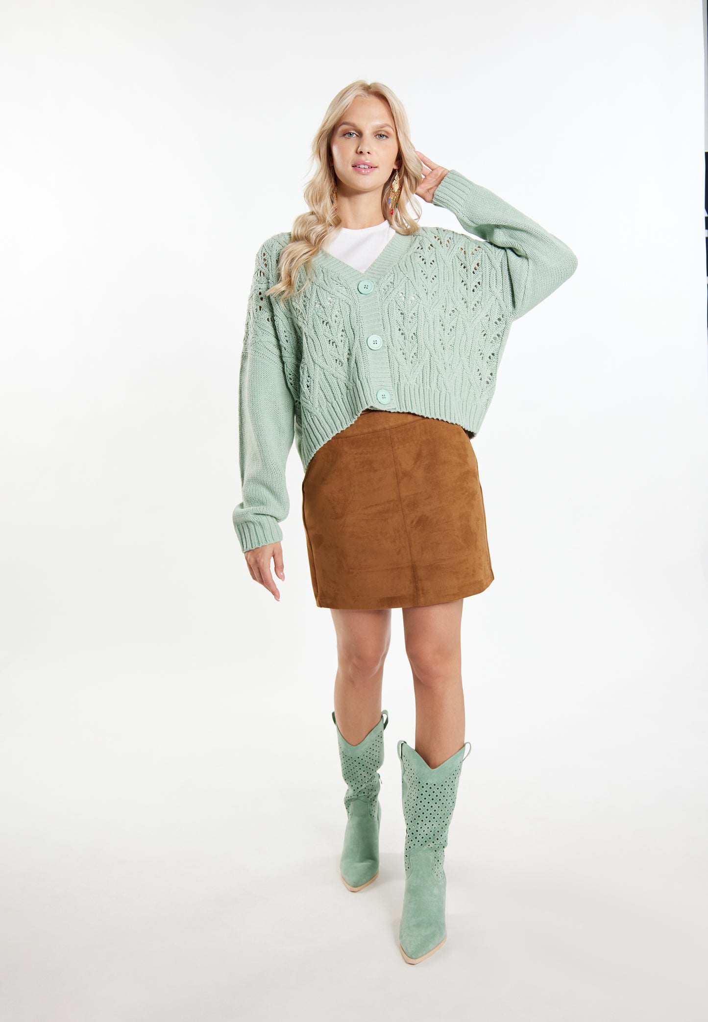 IZIA women's knit cardigan