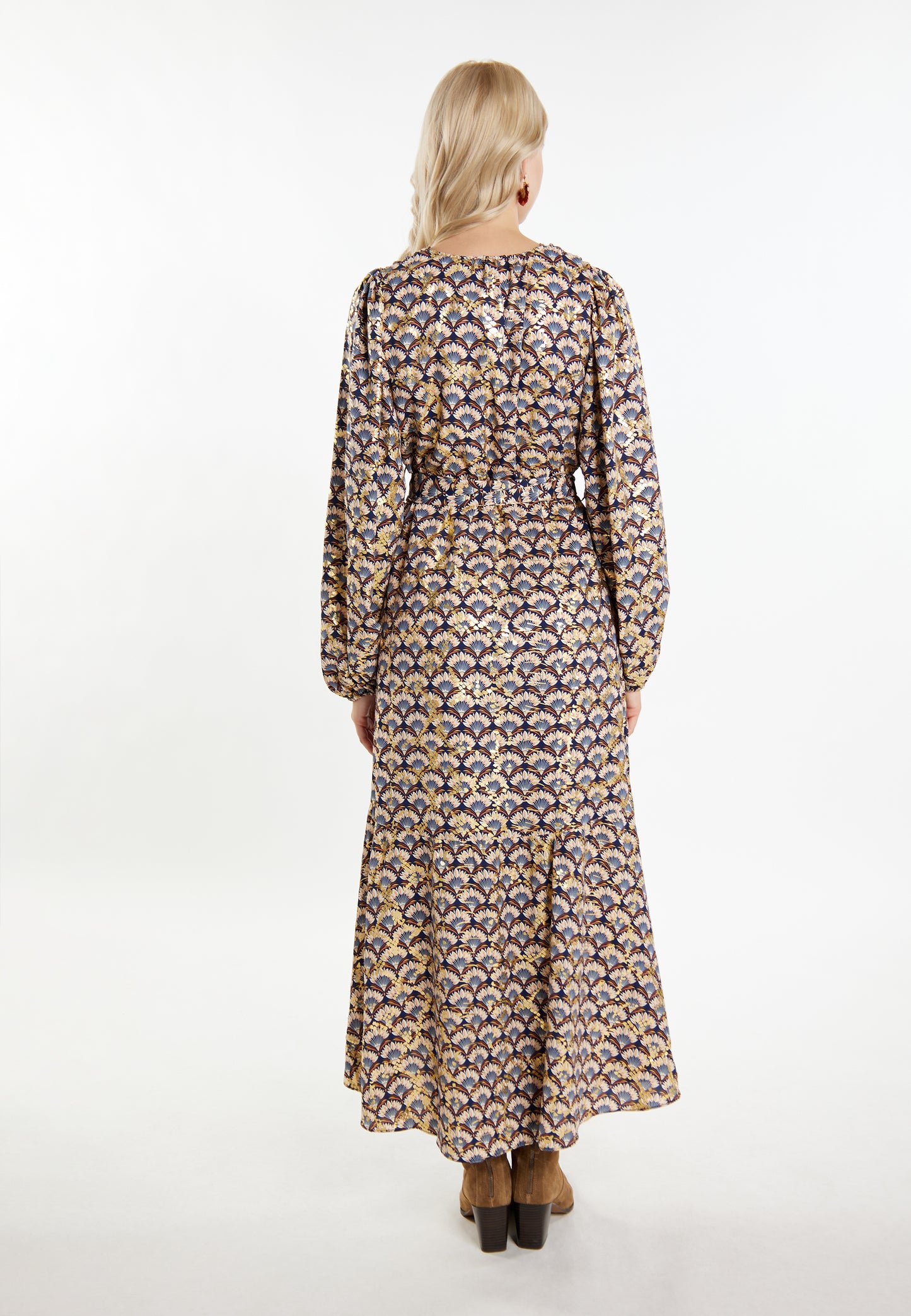 IZIA women's maxi dress with print