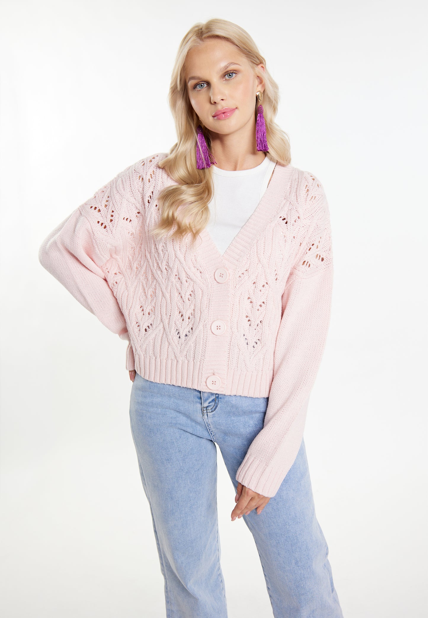 IZIA women's knit cardigan