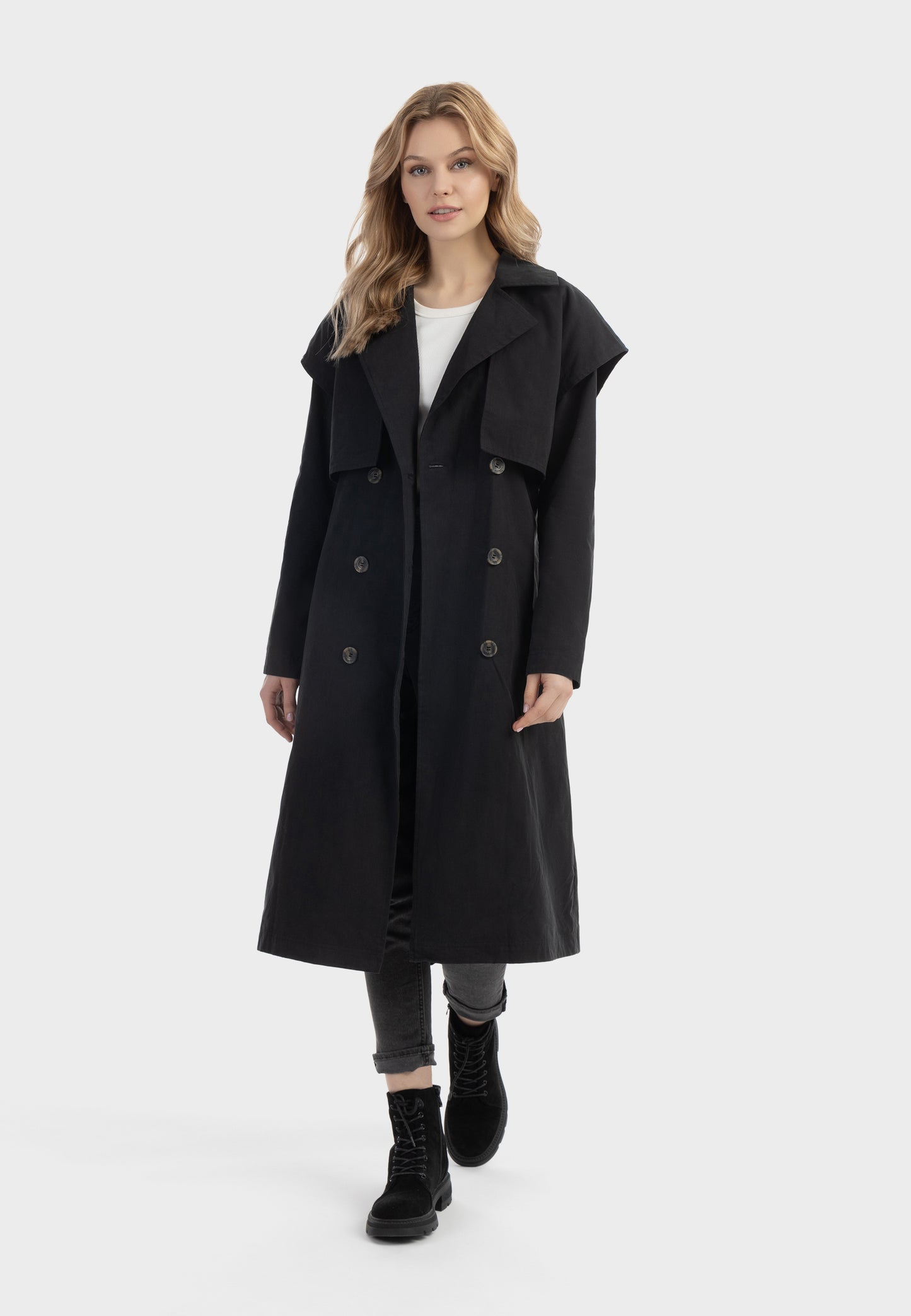 DreiMaster Vintage women's trench coat