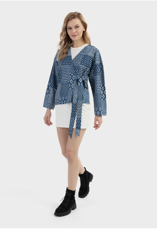 DreiMaster Vintage Kurtka damska typu wrap