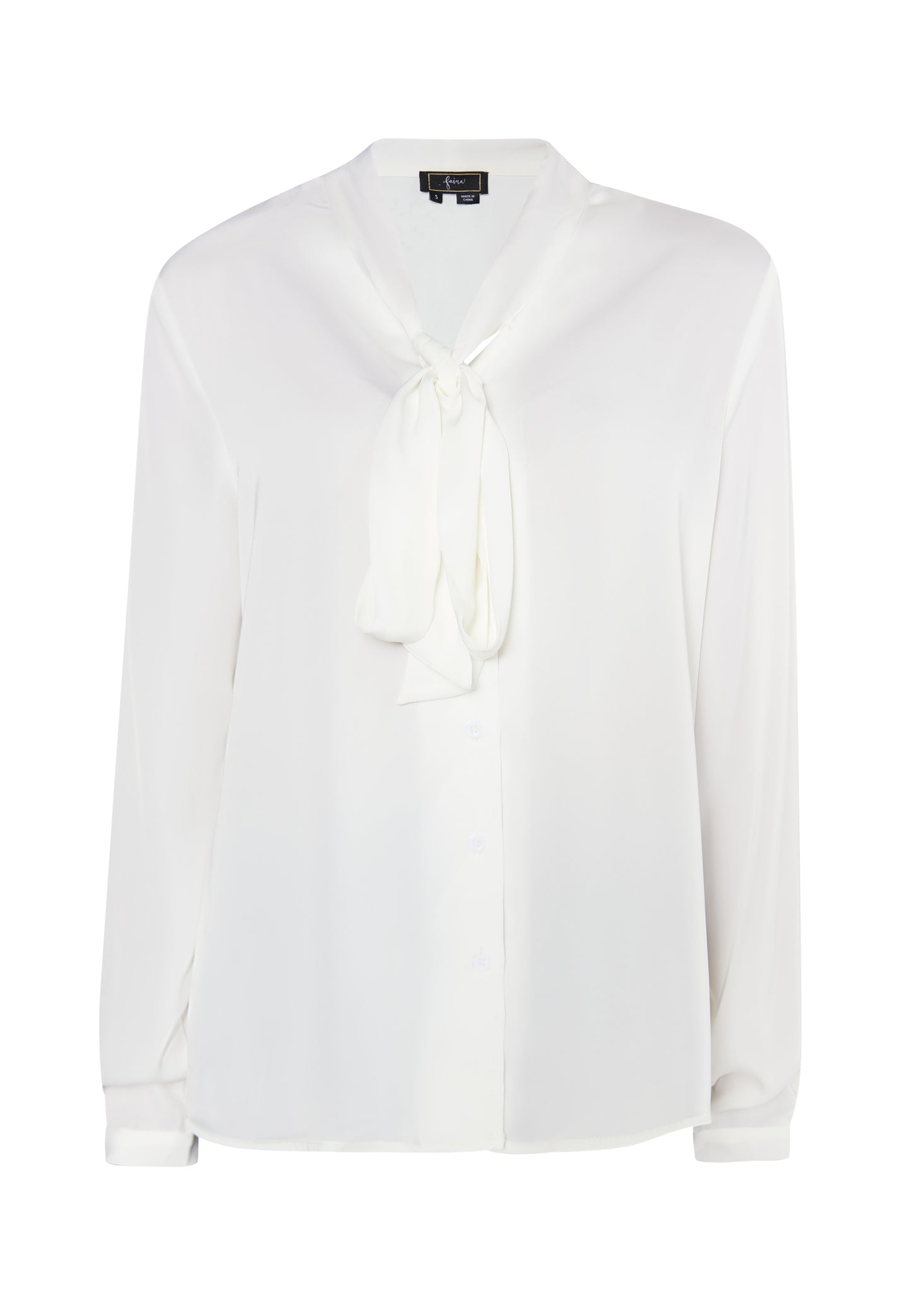 faina women's faina tie-neck blouse