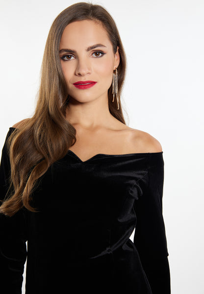 faina damska sukienka z d�ugim r�kawem