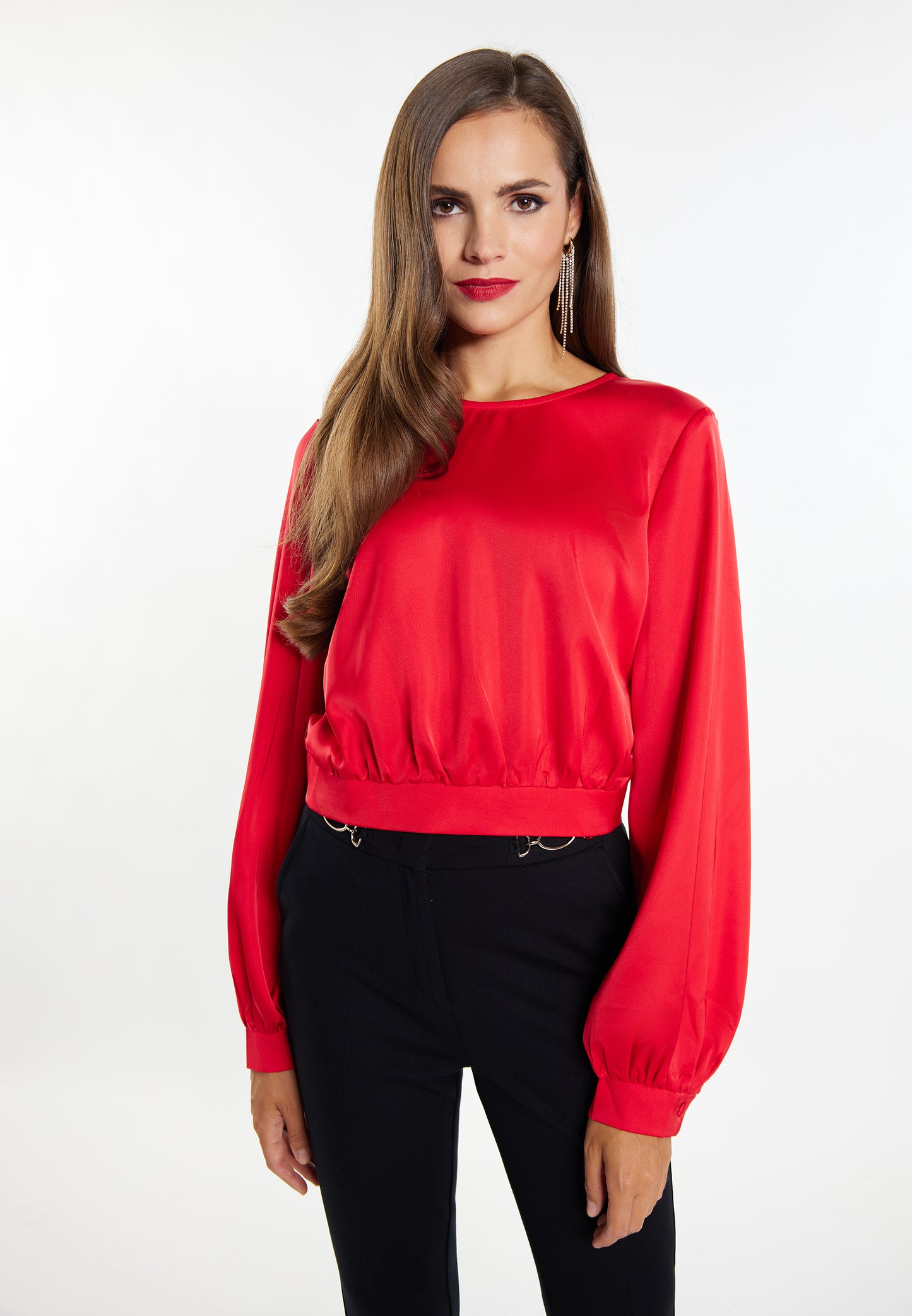 faina women's long sleeve blouse