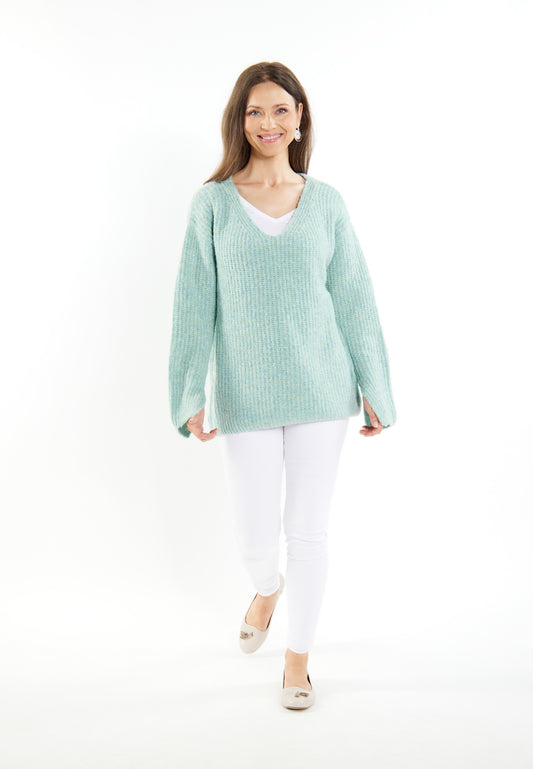 usha WHITE LABEL women's knit sweater