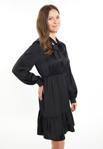 usha BLACK LABEL damska sukienka midi z falbanami