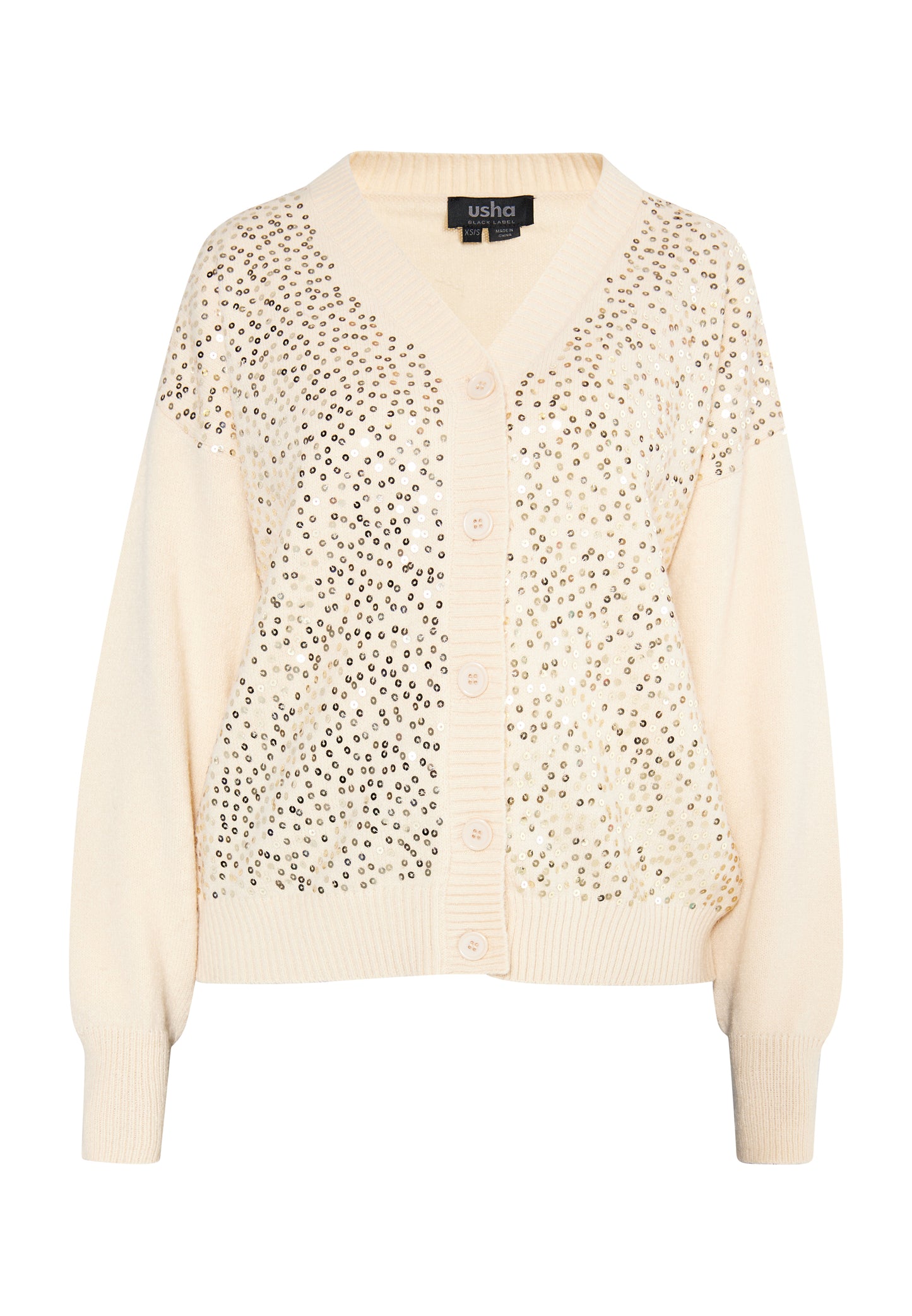 usha BLACK LABEL women's knit cardigan