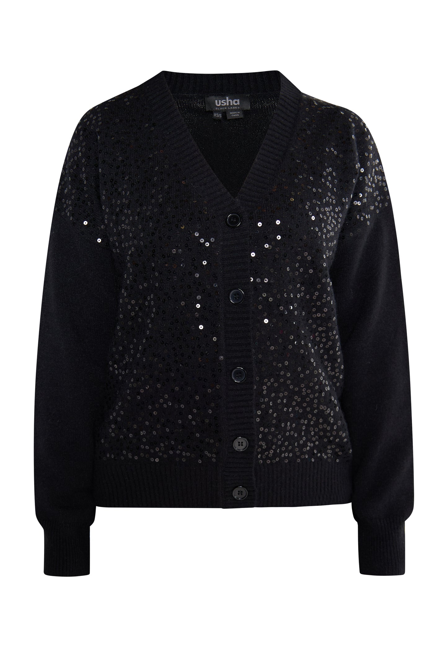 usha BLACK LABEL women's knit cardigan
