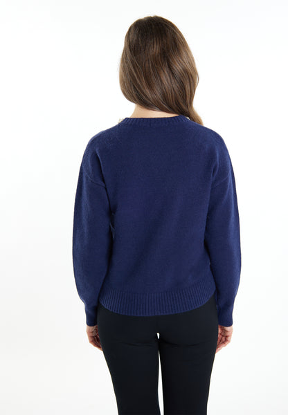 usha women's cardigan with pearl