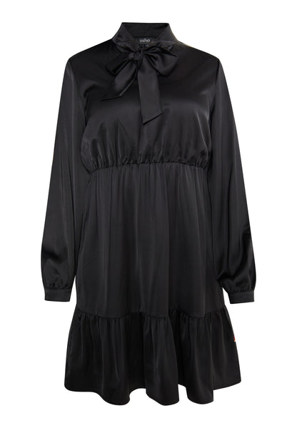 usha BLACK LABEL damska sukienka midi z falbanami