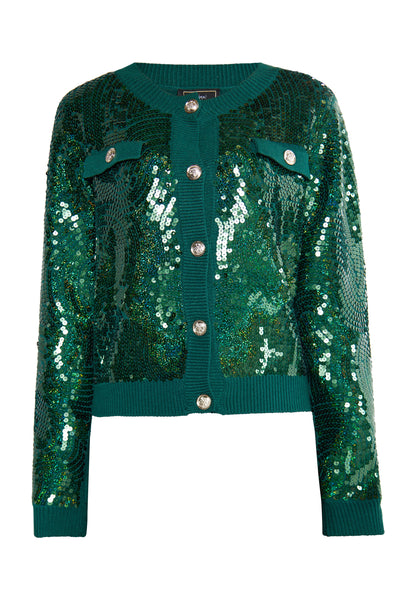 faina women's cardigan with sequin
