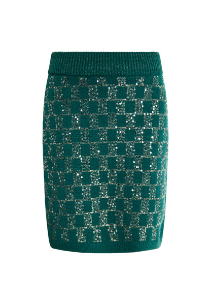 faina women's knit mini skirt