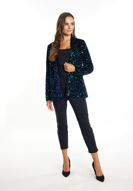 faina women's blazer with sequins