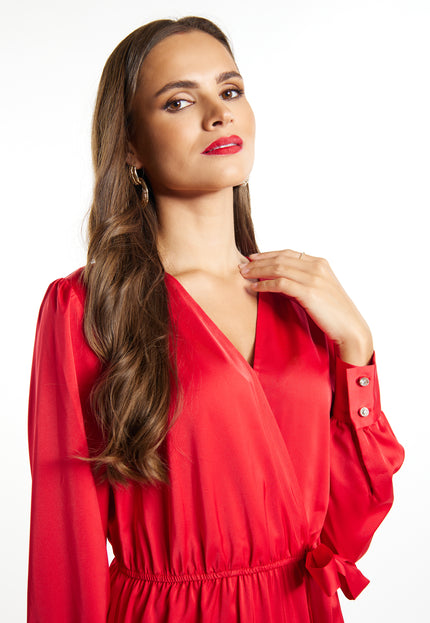 faina Women's Midi Long Sleeve Dress