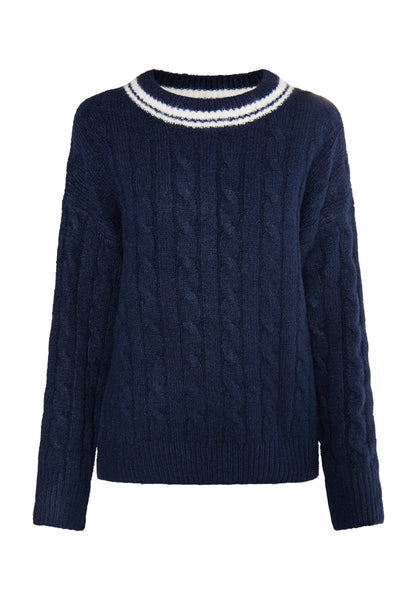 DreiMaster Maritim damski sweter dzianinowy