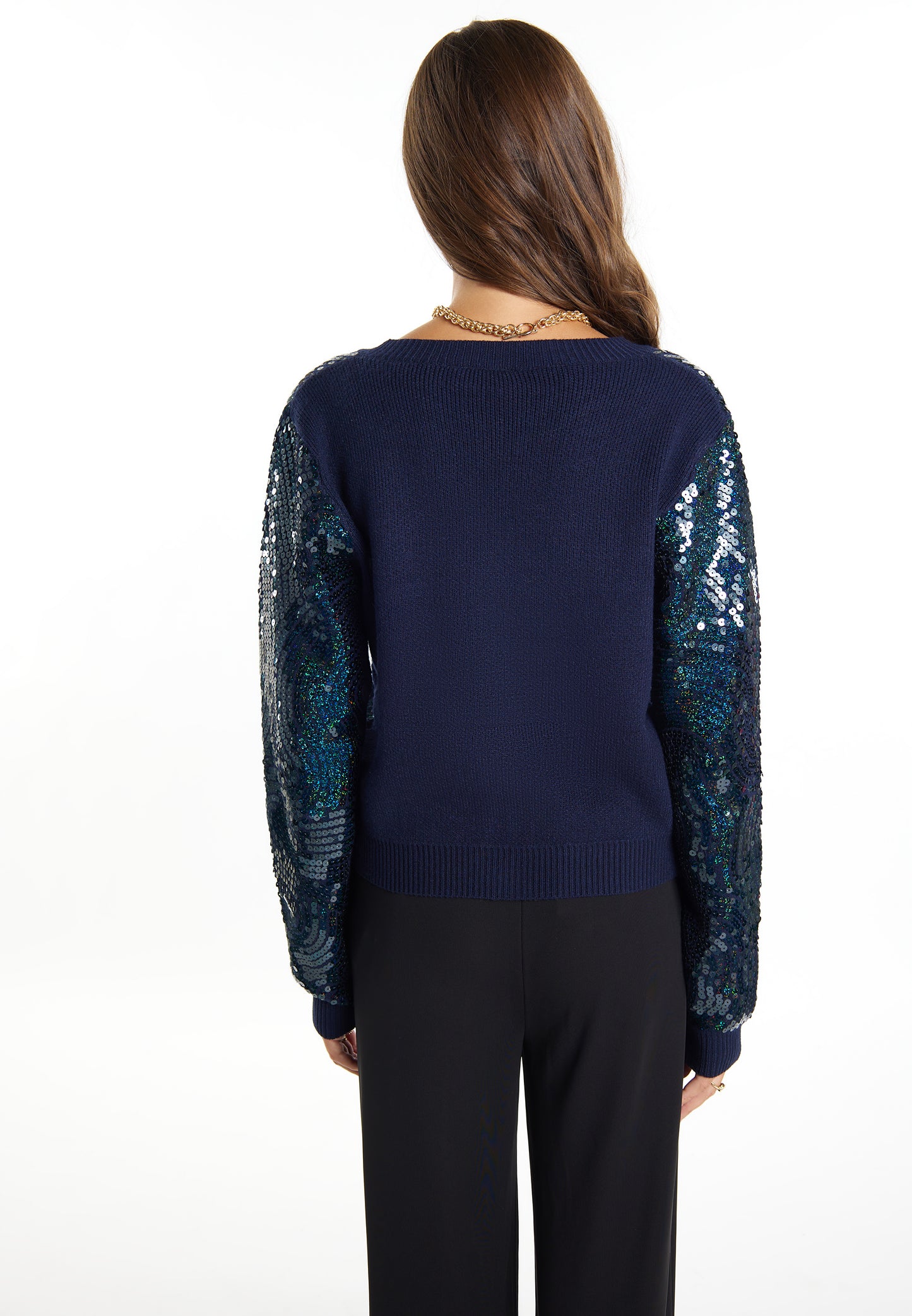 faina women's cardigan with sequin