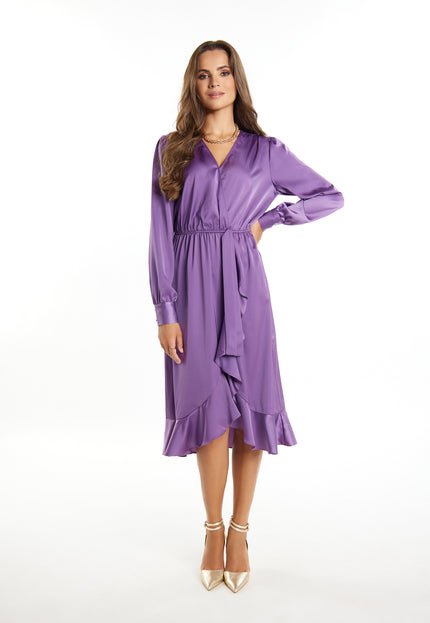 faina Women's Midi Long Sleeve Dress