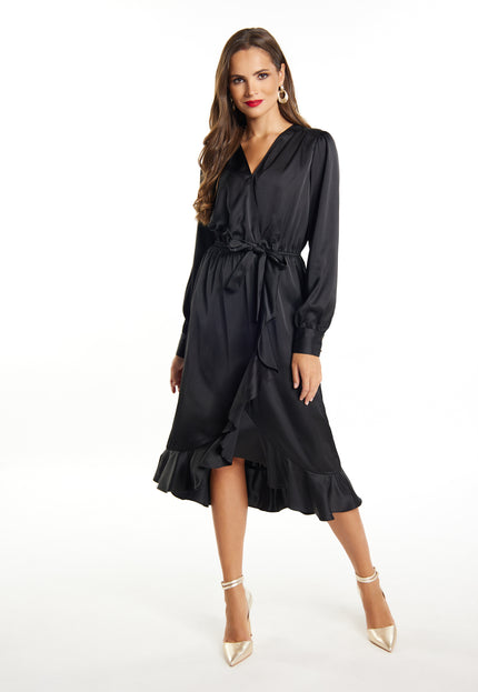 faina Women's Midi Long Sleeve Dress