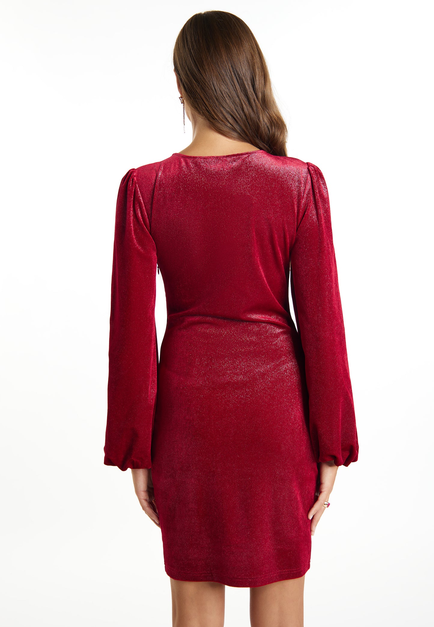 faina women's mini long sleeve dress