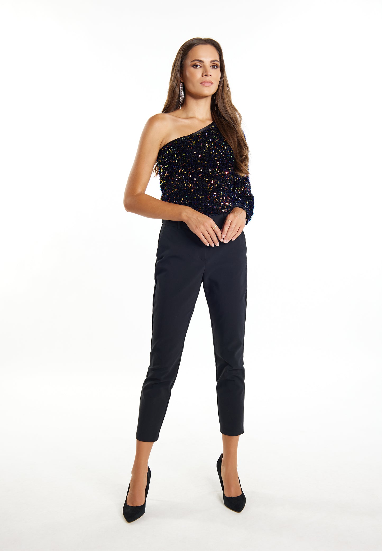 faina women's one shoulder top