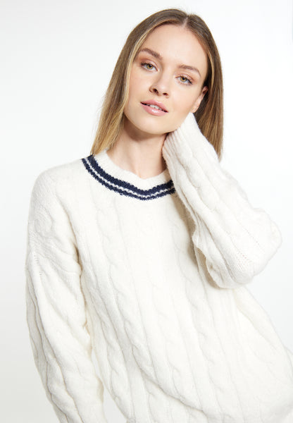 DreiMaster Maritim damski sweter dzianinowy