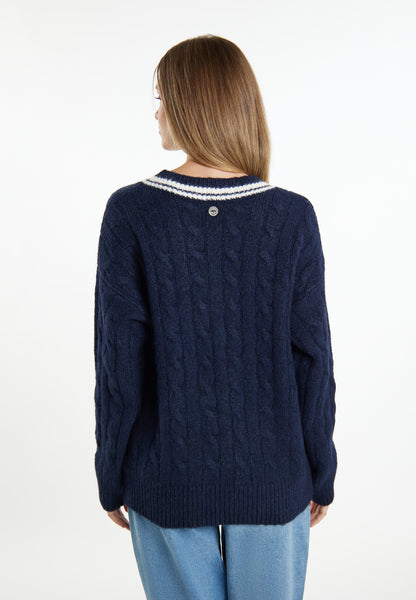 DreiMaster Maritim damski sweter dzianinowy