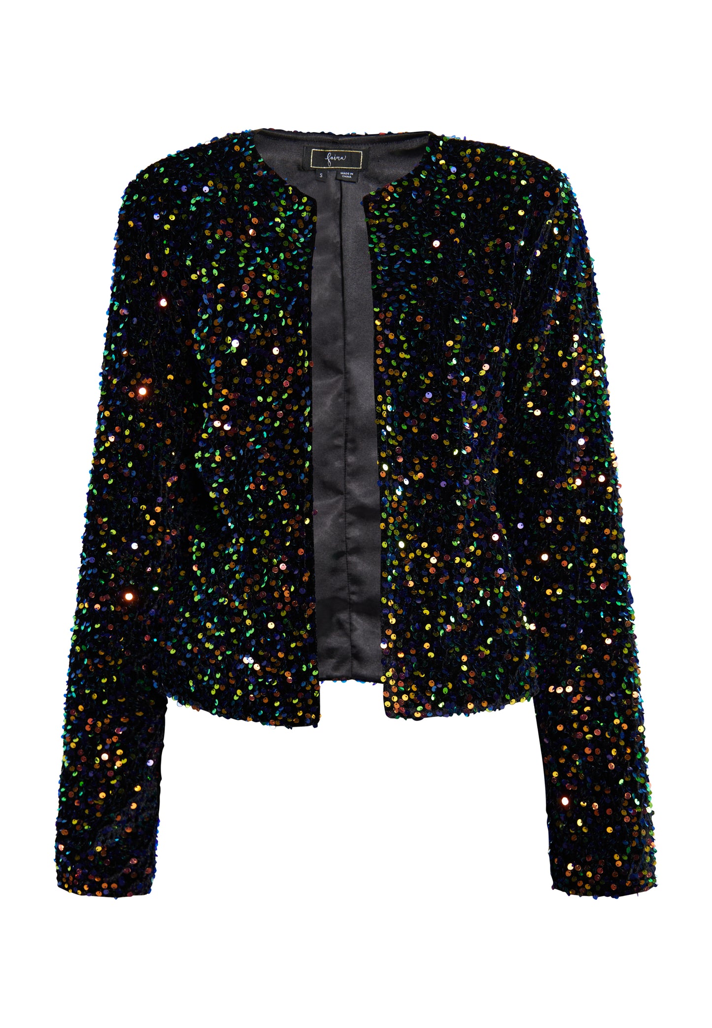 faina women's jacket with sequins
