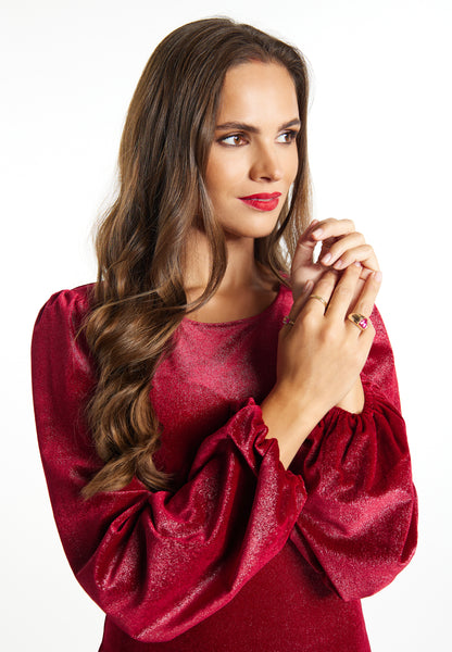 faina women's mini long sleeve dress