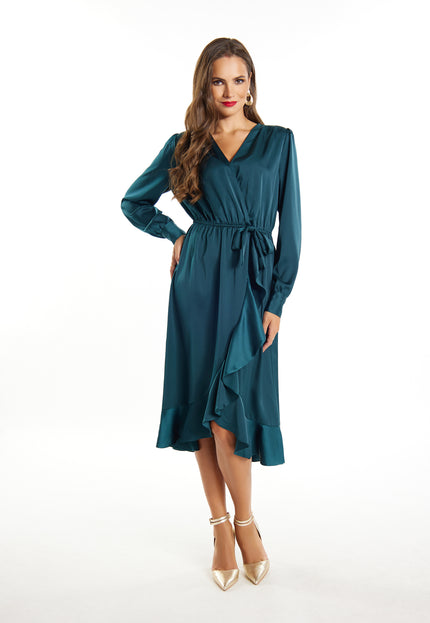 faina Women's Midi Long Sleeve Dress