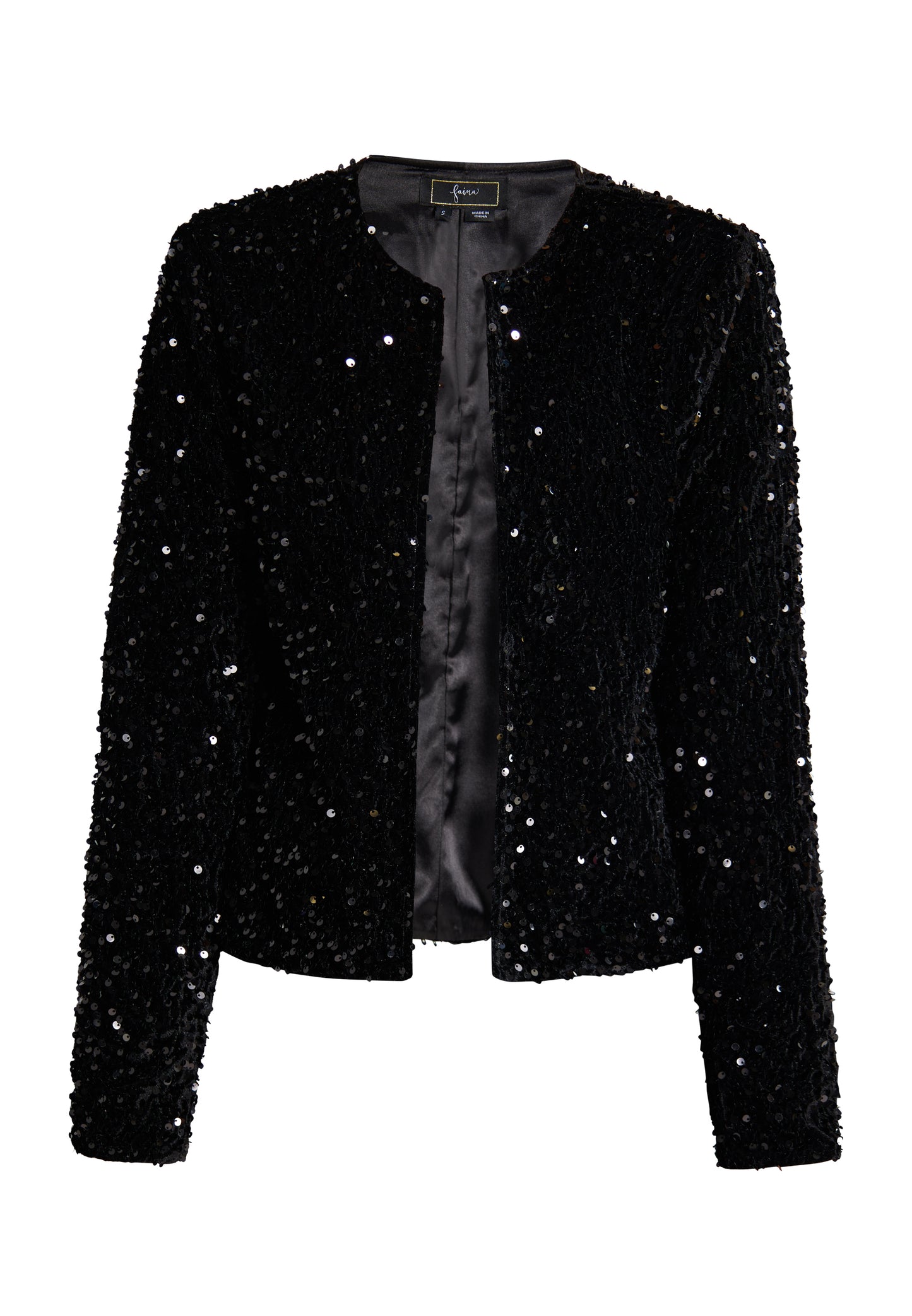 faina women's jacket with sequins