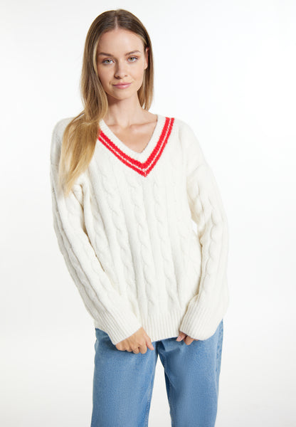 DreiMaster Maritim damski sweter dzianinowy