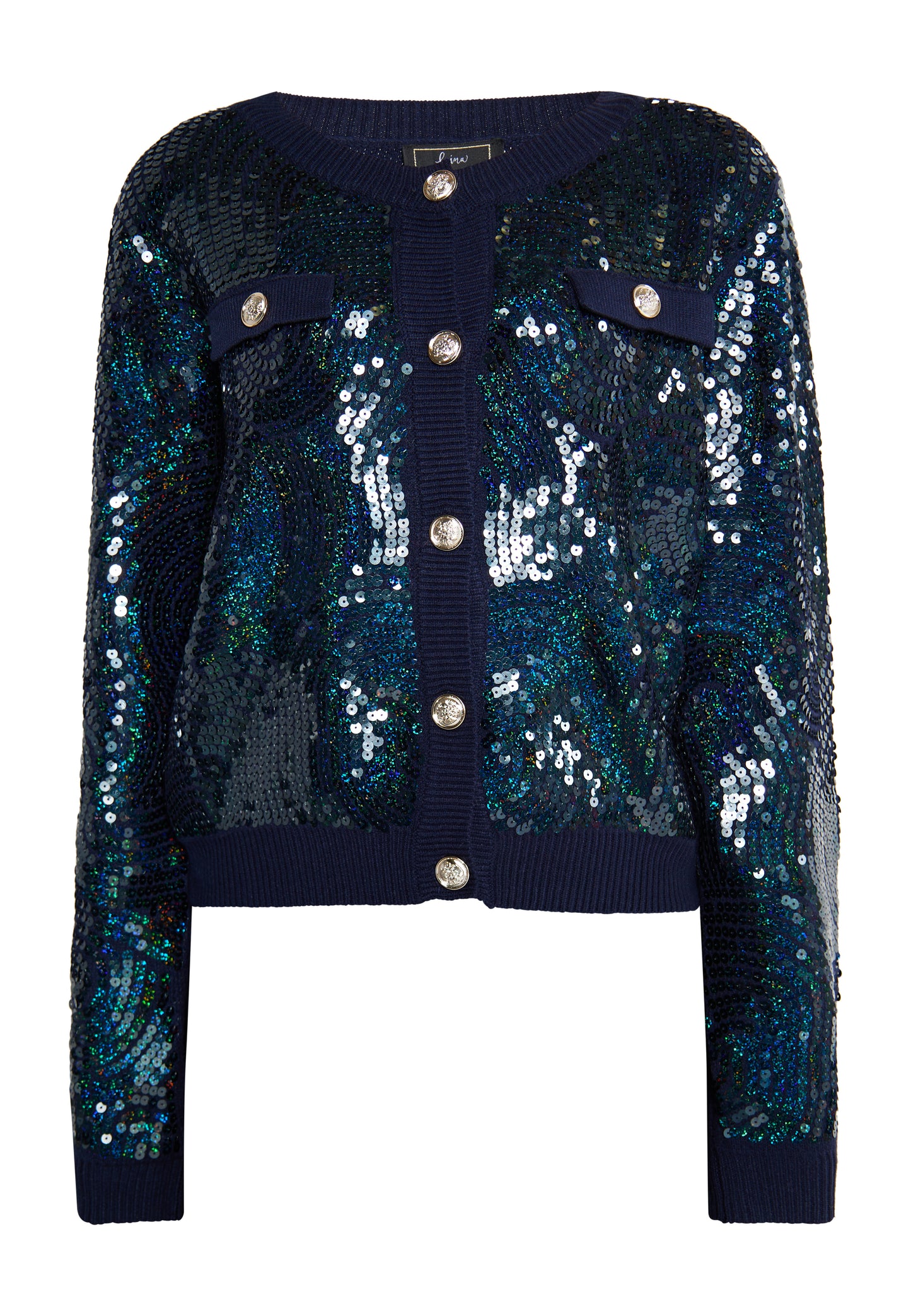 faina women's cardigan with sequin