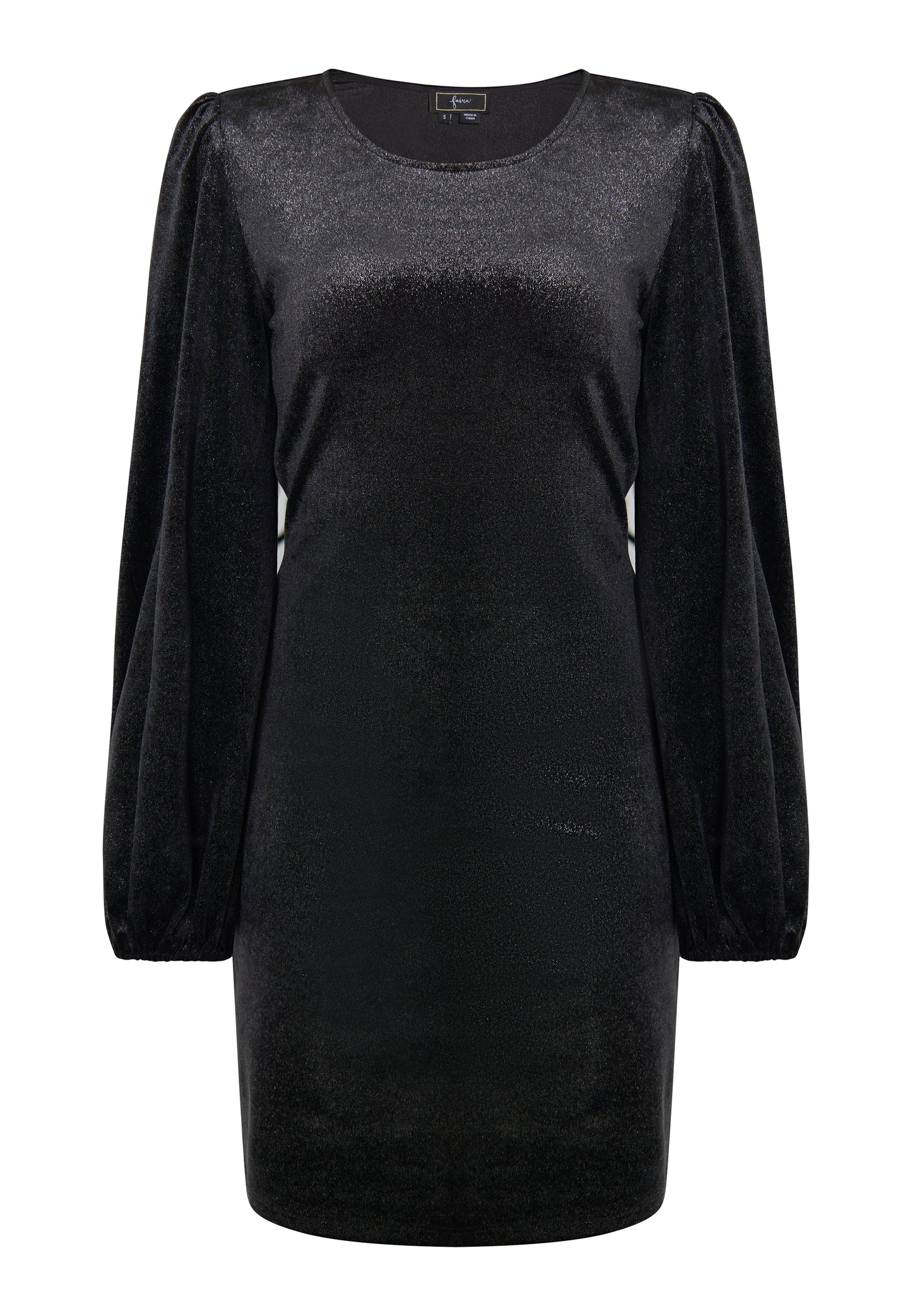 faina women's mini long sleeve dress