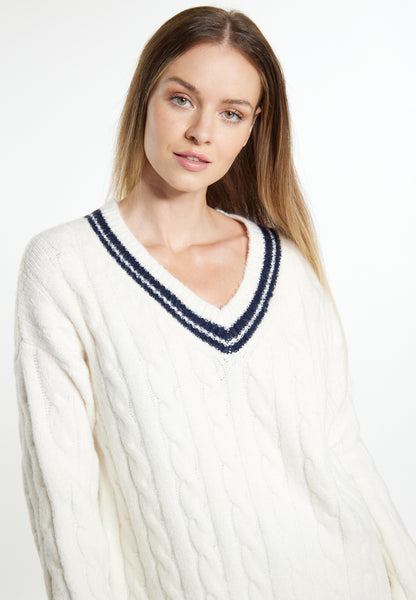 DreiMaster Maritim damski sweter dzianinowy