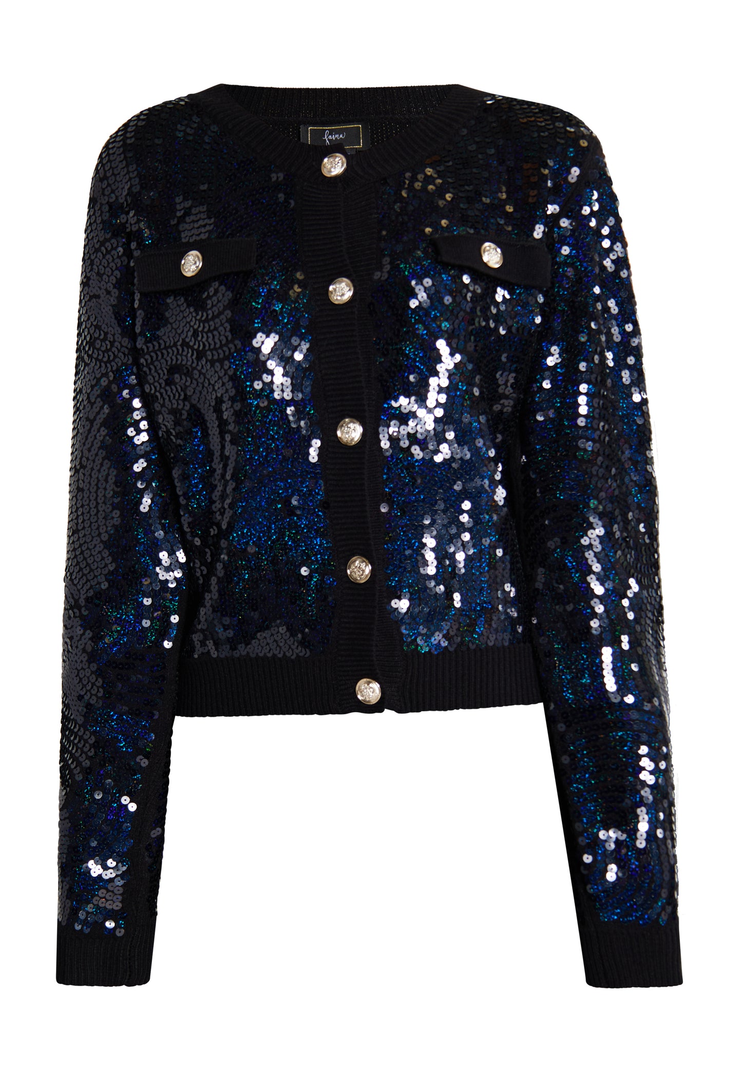 faina women's cardigan with sequin