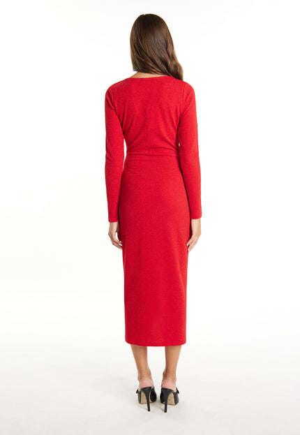 faina Women's Midi Dress With Glitter