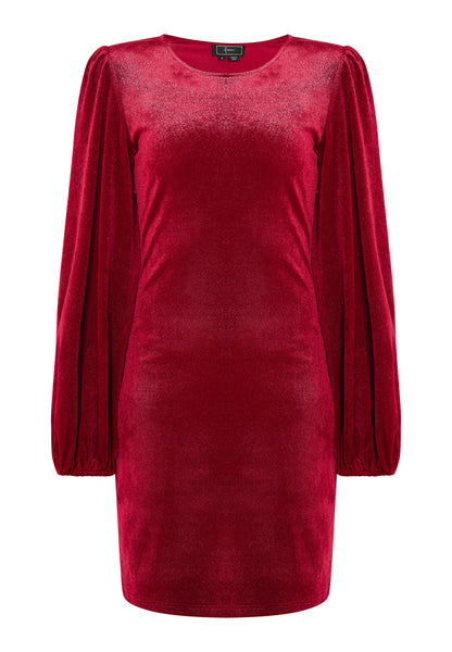 faina women's mini long sleeve dress
