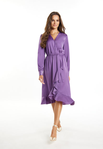 faina Women's Midi Long Sleeve Dress