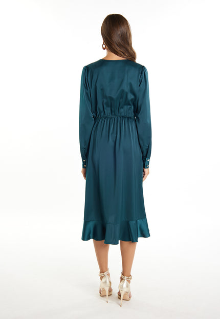 faina Women's Midi Long Sleeve Dress