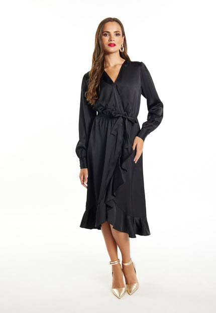 faina Women's Midi Long Sleeve Dress
