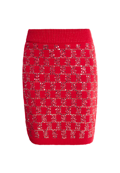 faina women's knit mini skirt