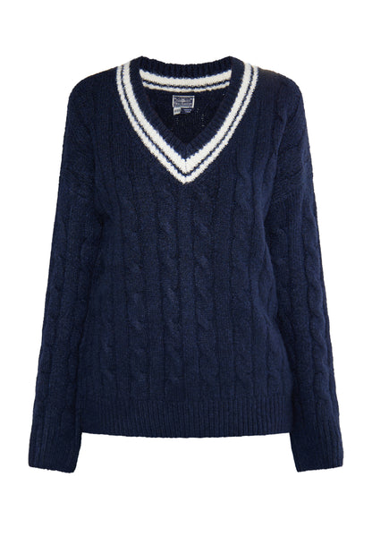 DreiMaster Maritim damski sweter dzianinowy