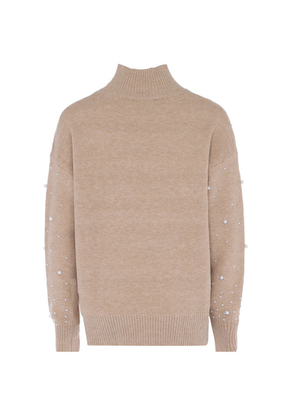faina women's sweater with pearl