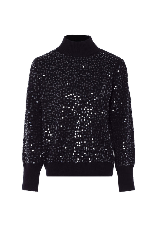 faina women's knitted sweater with sequin